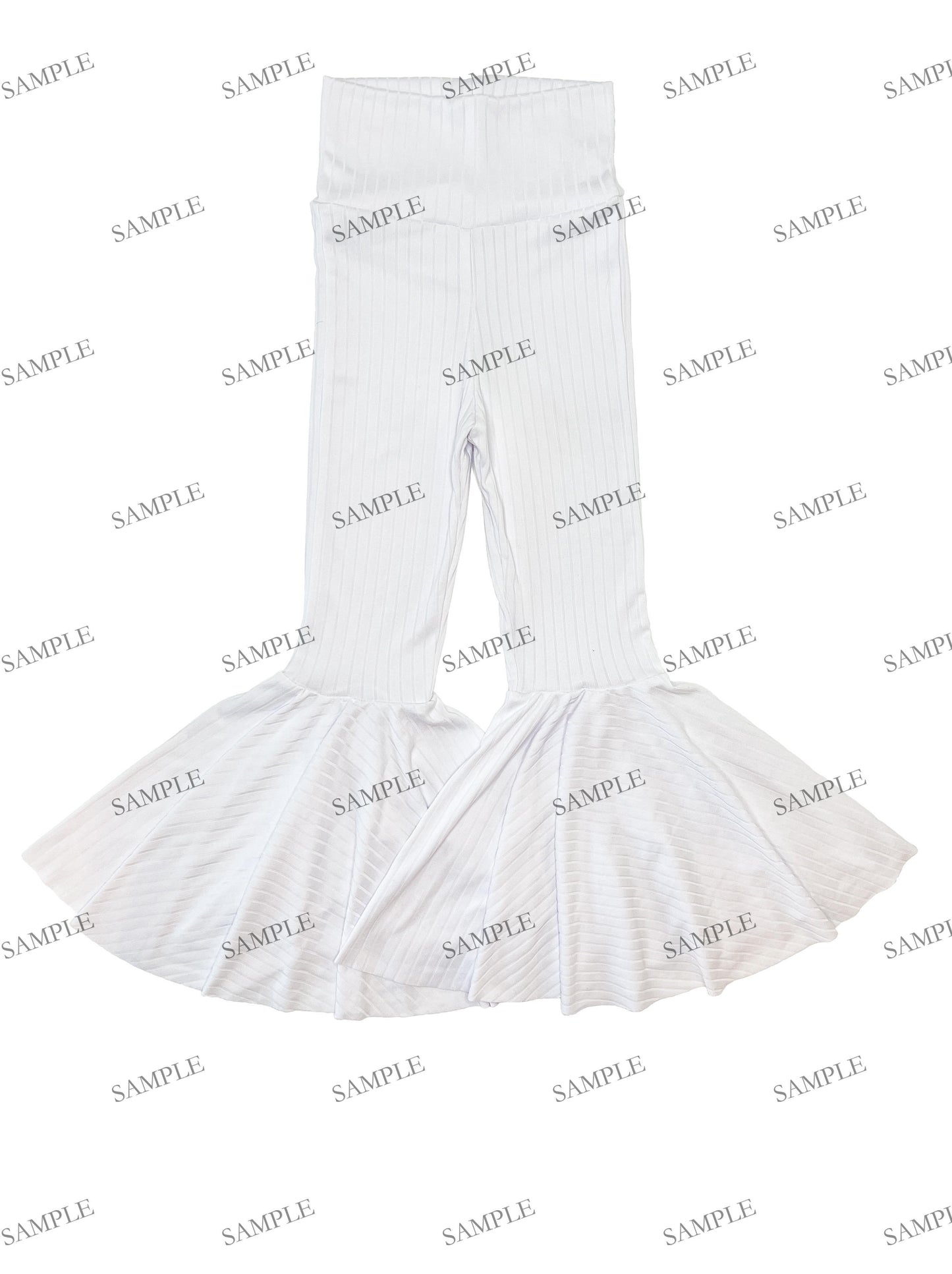 EDITABLE MockUp - Bell Bottoms - Wide Ribbed