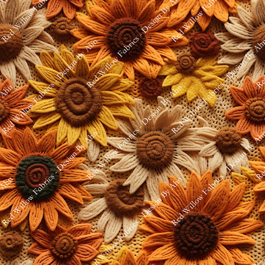 Design By Ahn - Embroidery Sunflower