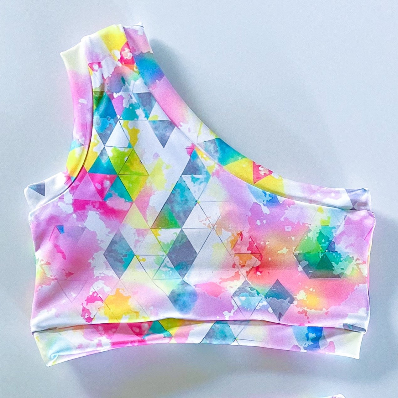 Audacity Acres - Custom One Shoulder Crop Tank