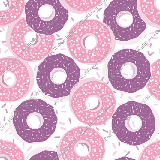 Wallflower Graphics - Pink & Purple Donuts