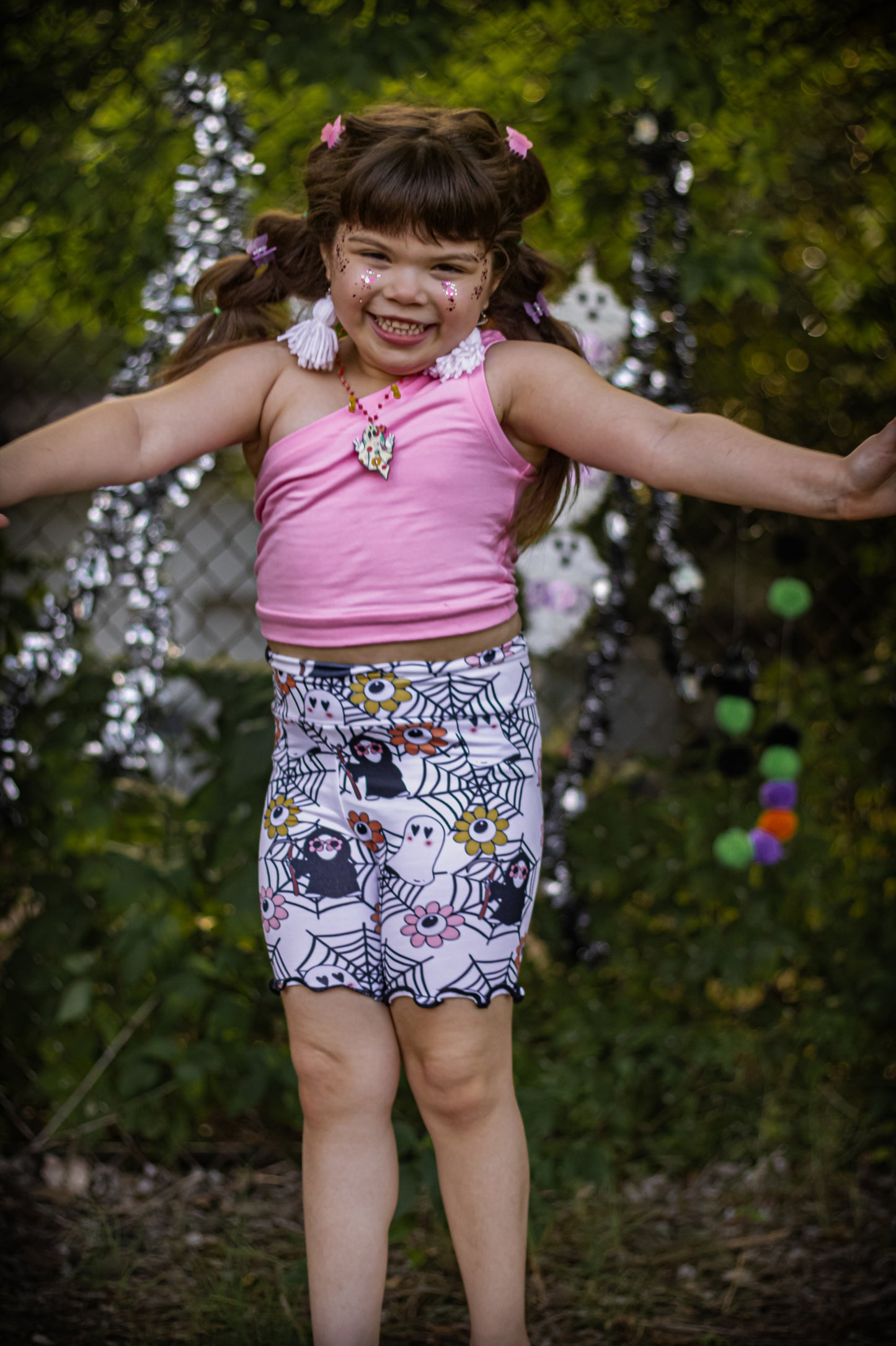 Audacity Acres - Custom One Shoulder Crop Tank