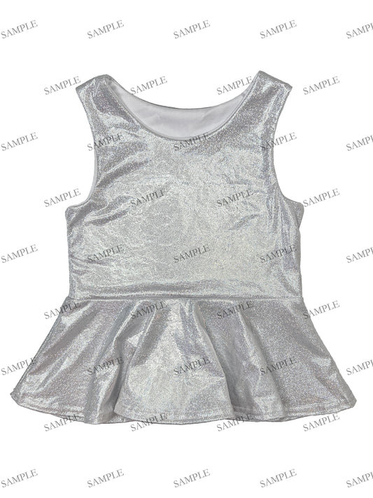 EDITABLE MockUp - Peplum Shirt/Bubble Style Tank Sleeve - Holo