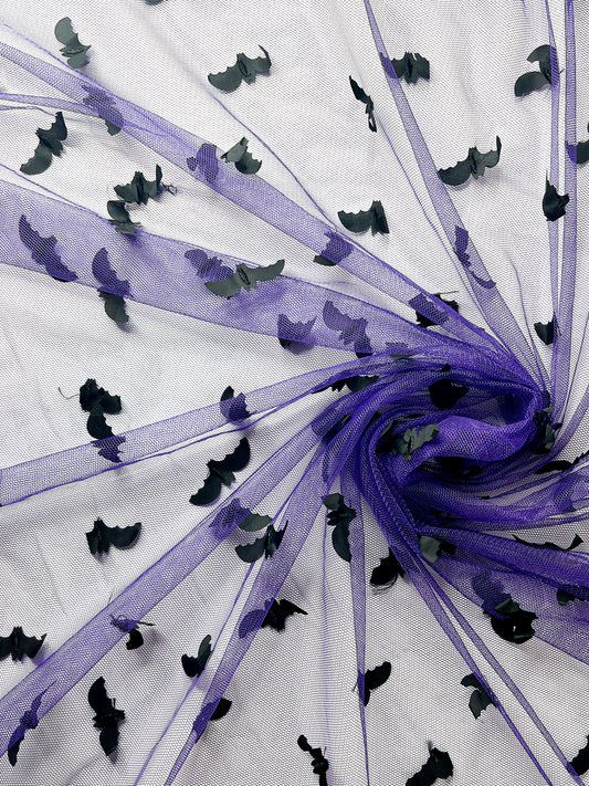 RTS - 3D Bats on Purple