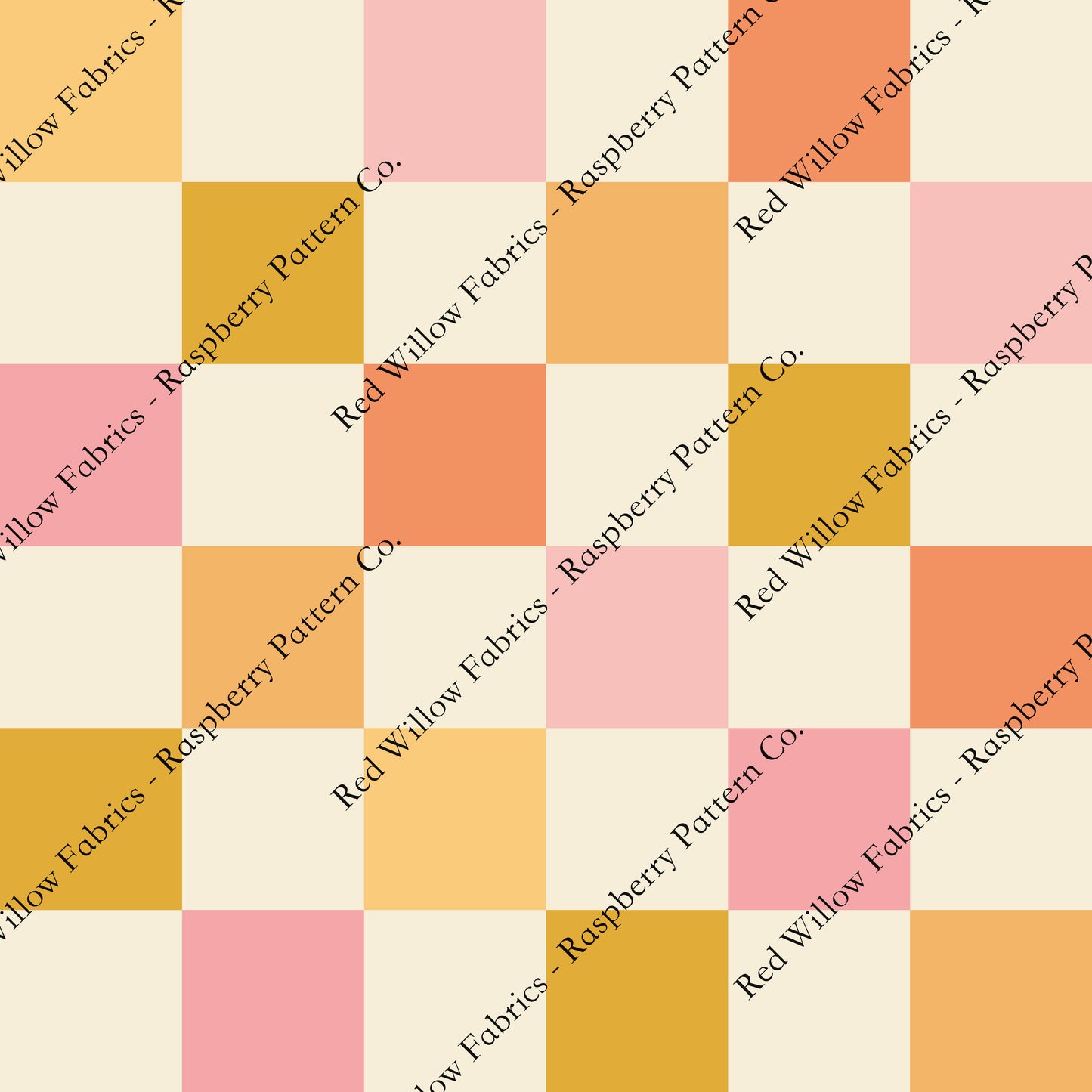 Raspberry Pattern Co - Groovy Checkers