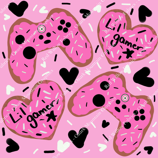 OMG - Valentine's Day Gamer Cookies Pink