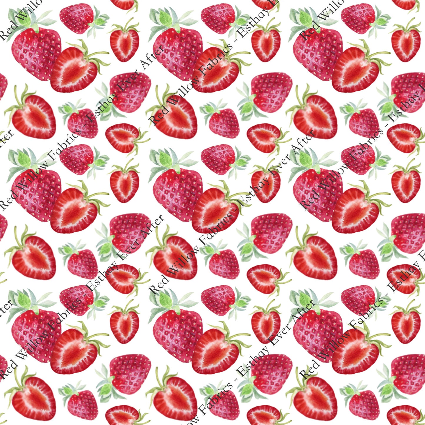 EEA - Strawberries on White