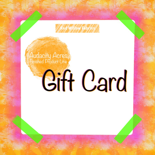 Audacity Acres Gift Card