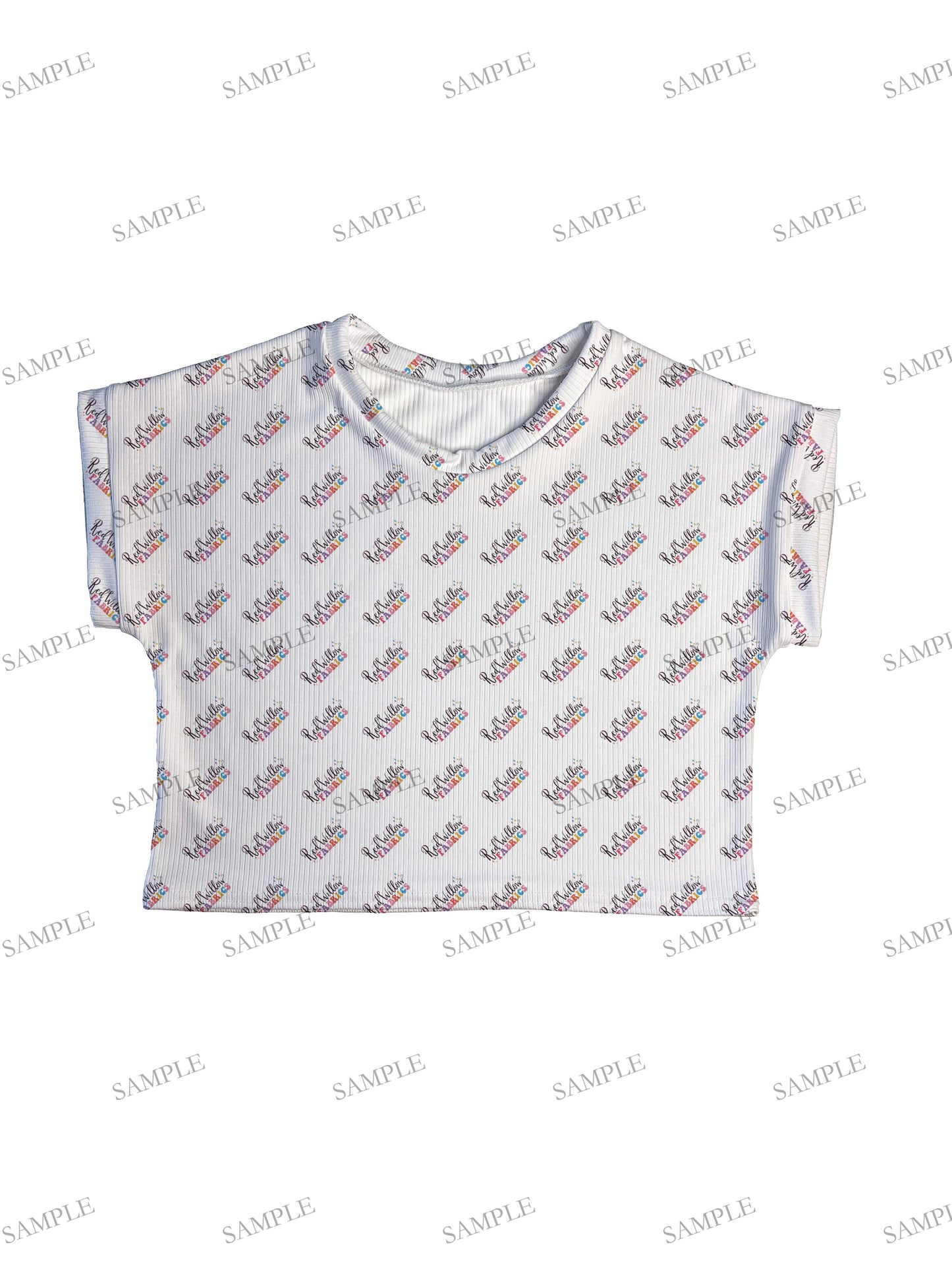 EDITABLE MockUp - Lounge Top w/ Panel - Skinny Ribbed