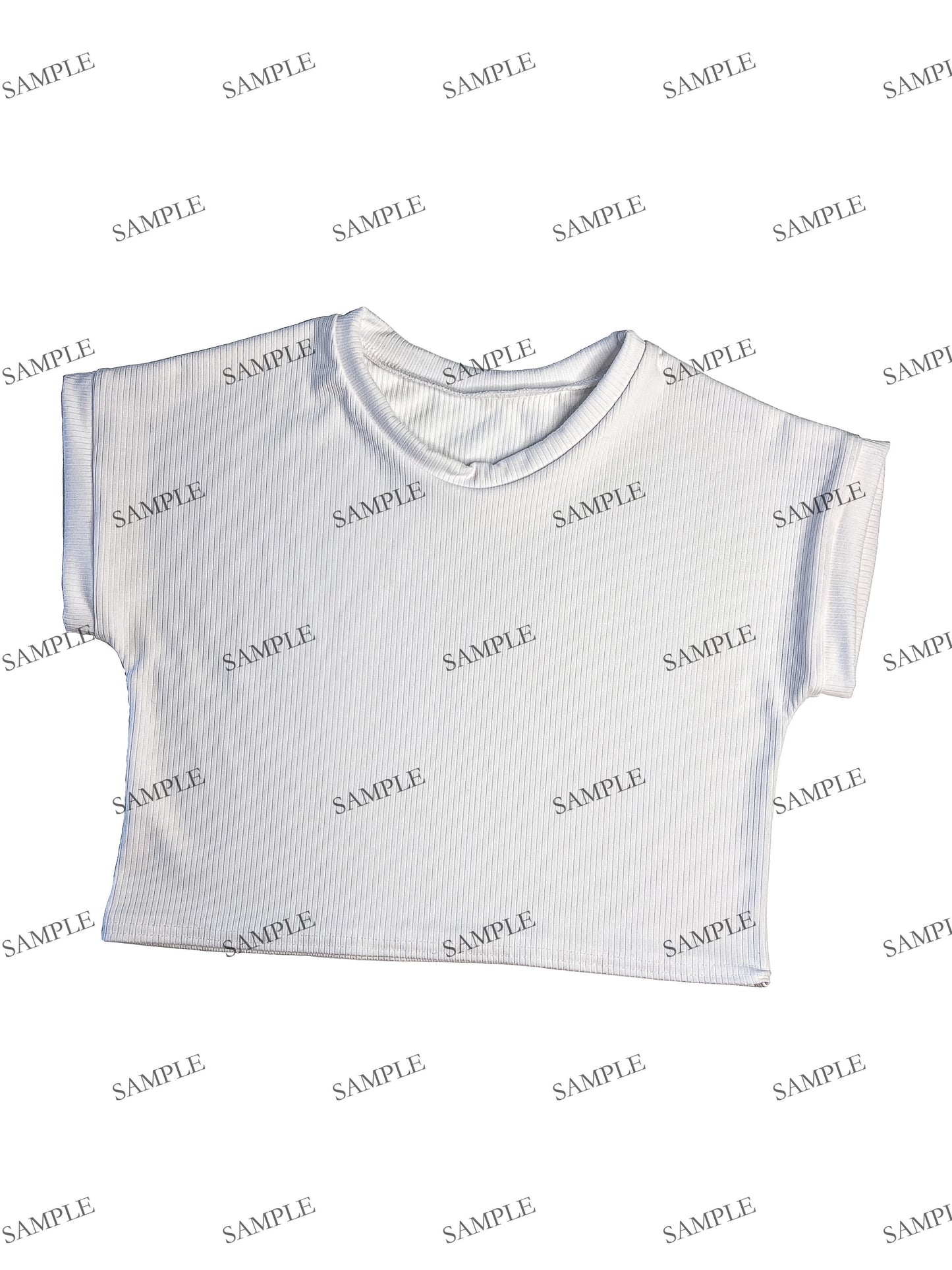 EDITABLE MockUp - Lounge Top w/ Panel - Skinny Ribbed